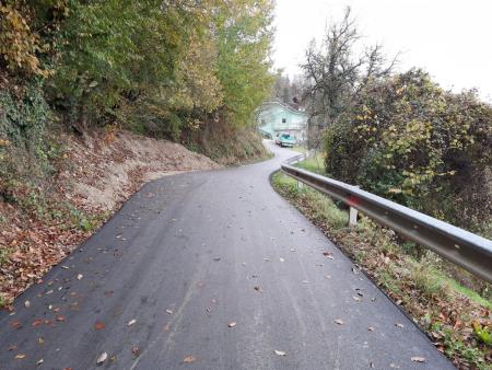 Asfaltiranje v okviru izgradnje vodovoda 2